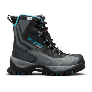 Columbia Ženske Čizme - Powderhouse Titanium Omni-Heat 3D OutDry Crne | LKMU-05792
